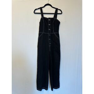 Urban Outfitters BDG Black Overalls Women Small 100% Cotton